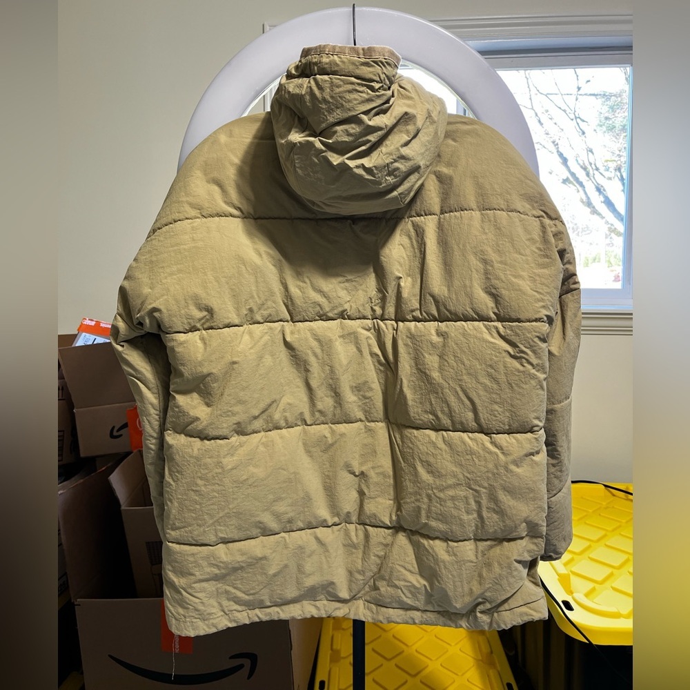 Madewell Ash Green Tokyo Puffer Jacket - Picture 7 of 14
